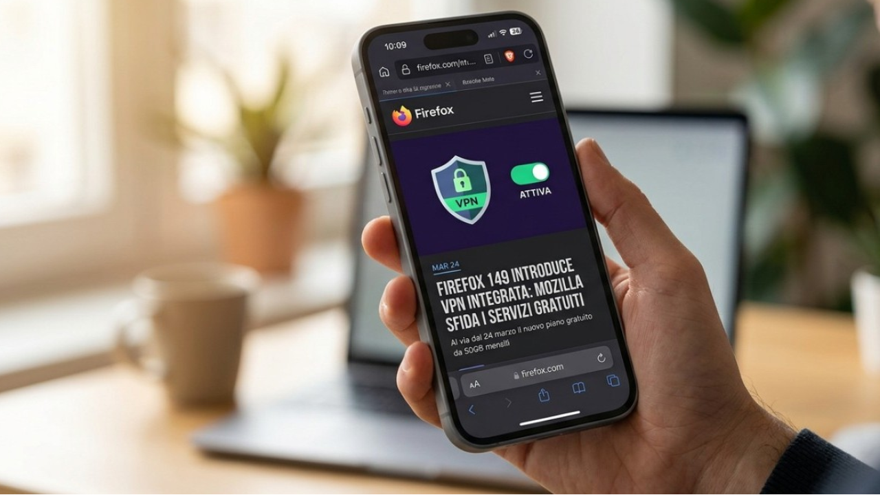  Firefox 149 introduce la VPN integrata: Mozilla sfida i servizi gratuiti con la massima privacy