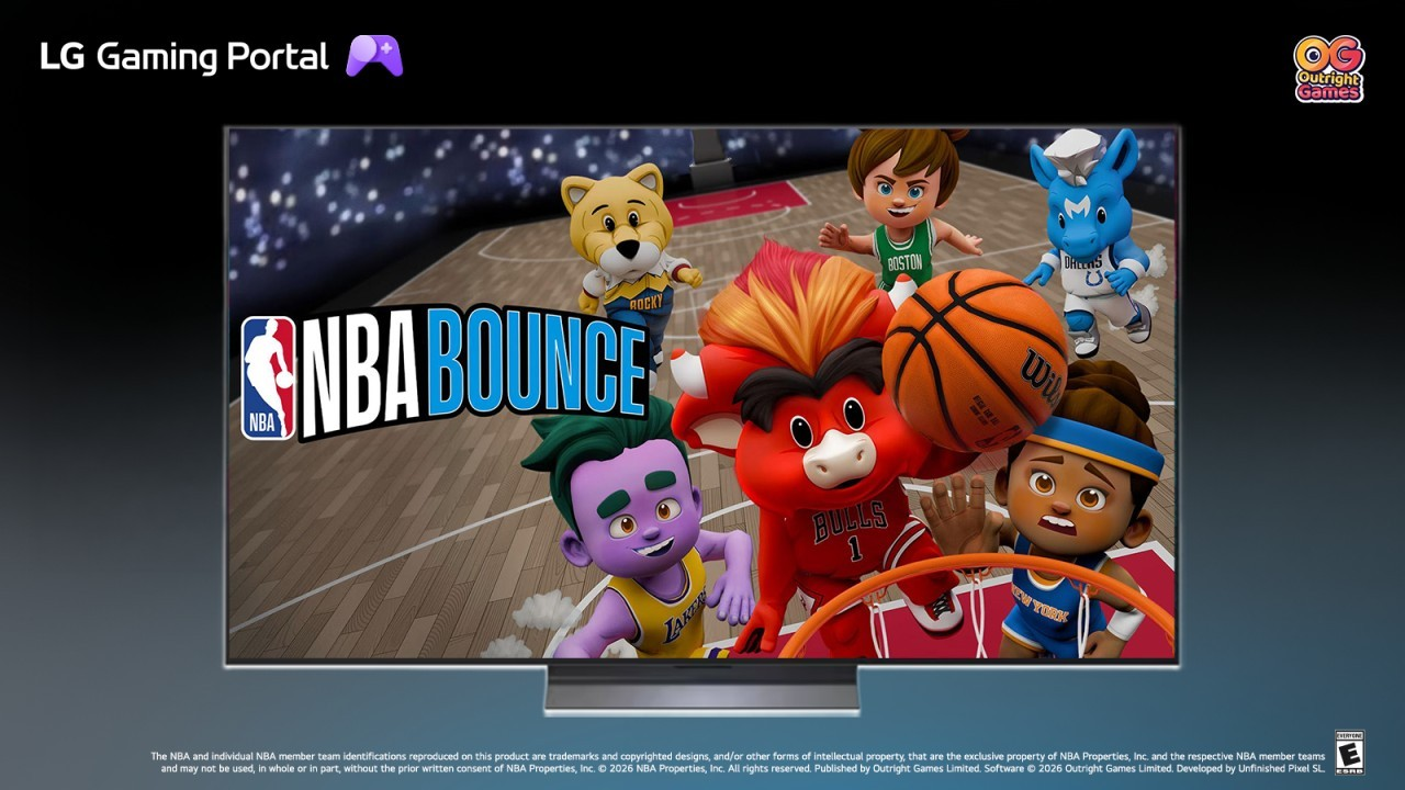 NBA Bounce: il basket arcade arriva su Smart TV e Monitor LG