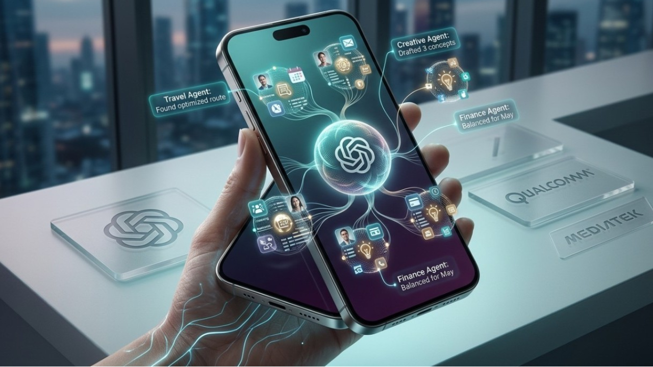 OpenAI progetta uno smartphone: gli agenti IA prenderanno il posto delle app