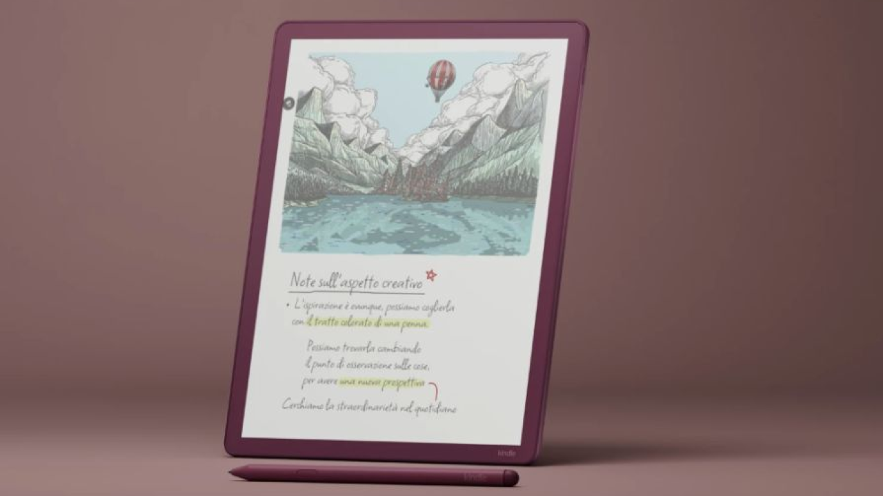 Kindle Scribe: Amazon lancia la nuova gamma e il primo modello a colori Colorsoft