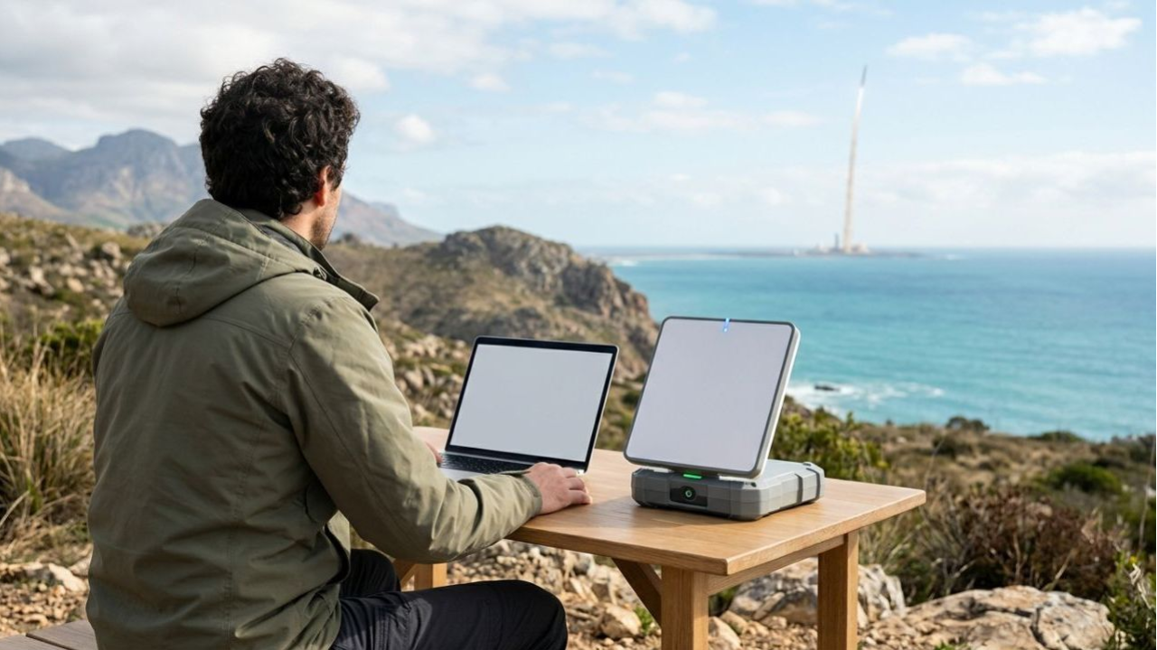 SpaceX pronta a lanciare uno Starlink Mini con batteria integrata 