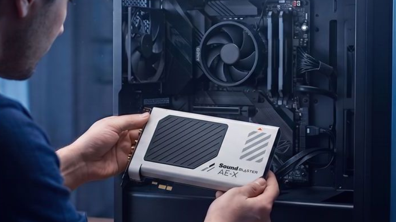 Creative lancia Sound Blaster AE-X: l'eccellenza audio hi-fi sbarca dentro il PC