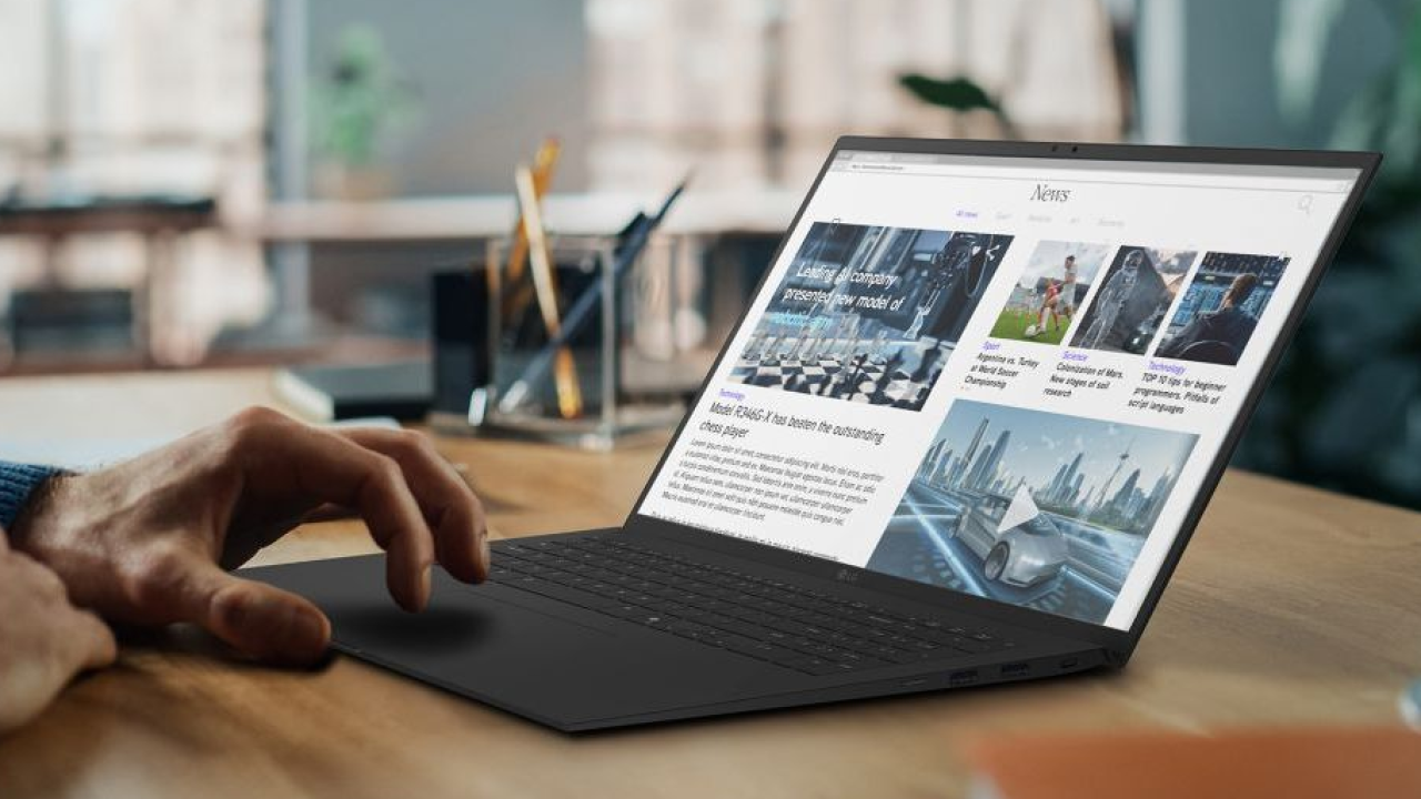 LG gram: il laptop leggero e con funzioni AI per il 
