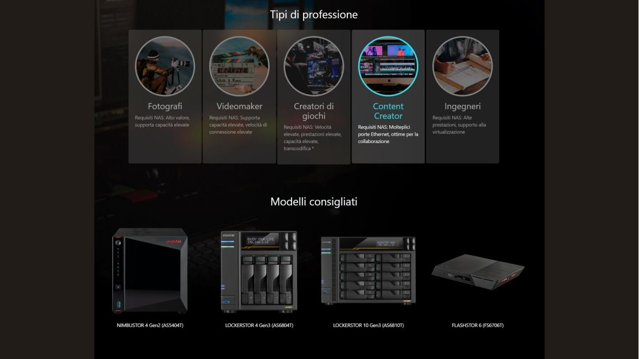 ASUSTOR lancia il nuovo NAS Selector: lo strumento online per trovare lo storage ideale