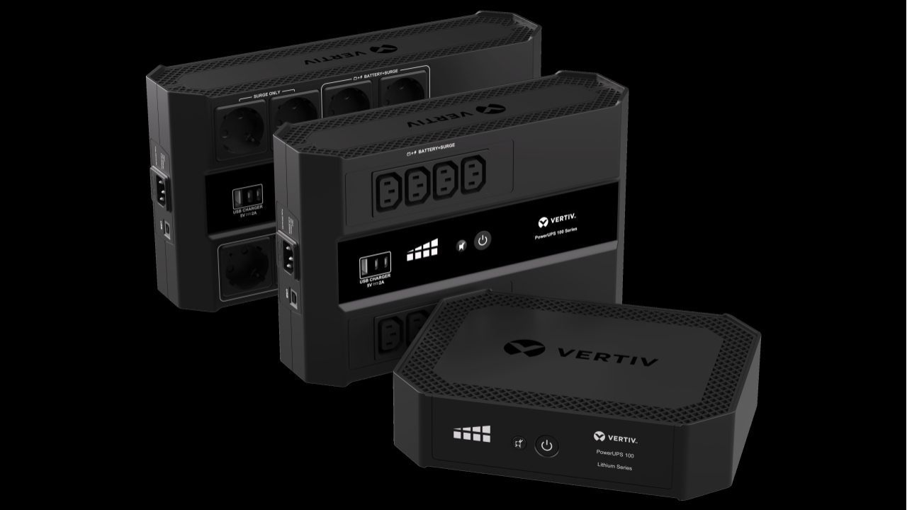 Vertiv espande il portafoglio con i nuovi UPS compatti serie PowerUPS 100 Standby