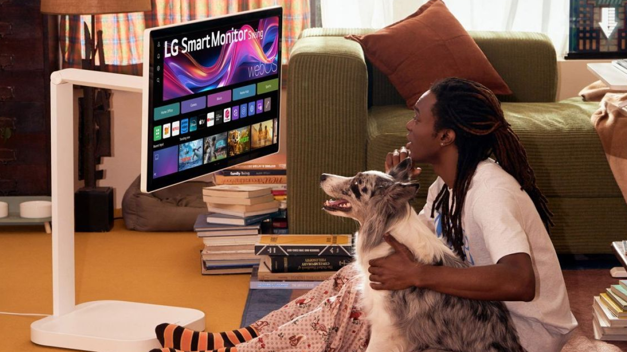 LG Swing: lo smart monitor nomade che trasforma lo spazio domestico