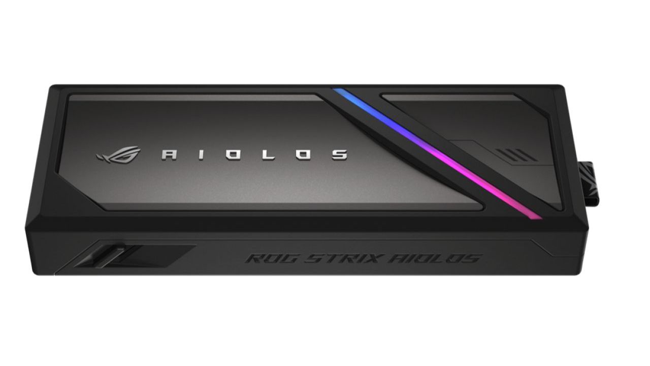ASUS annuncia ROG Strix Aiolos: l'enclosure SSD ad alte prestazioni per gamer e creator
