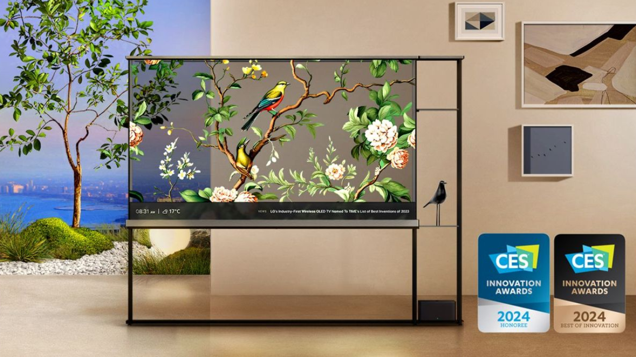 LG SIGNATURE OLED T arriva in Italia: il primo TV OLED trasparente wireless è realtà
