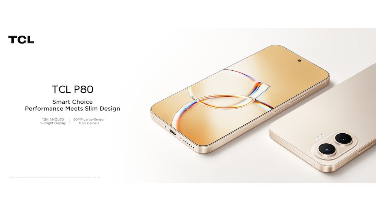 TCL: nasce la Serie P80, i primi smartphone con display NXTPAPER AMOLED