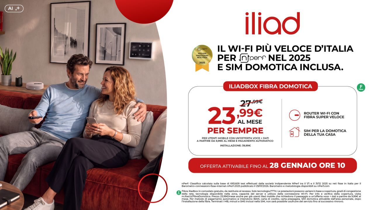 Iliadbox Fibra Domotica: la casa è ancora più connessa con una SIM dedicata ai dispositivi domestici